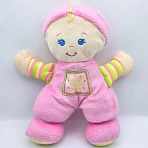 Fisher-Price Baby's First Doll (2008) - Pink Plush Rattle Lovey,‎ Approx. 12"